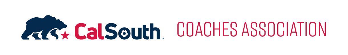 Cal South Coaches Association banner